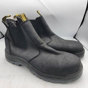 Handmen Mens 13 Black Work Boots Waterproof Outdoors Heavy Duty Work Wear